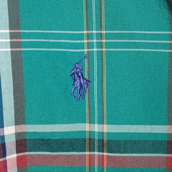 Polo Ralph Lauren Men’s Blaire Long Sleeve Button Down Plaid - Picture 3 of 6